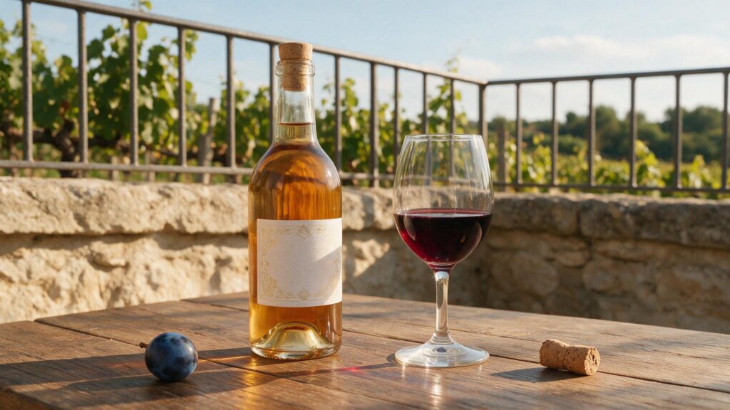Botellas y copas de Vinos de Madrid con viñedos madrileños